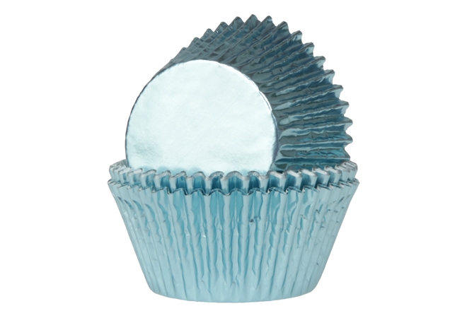 Baking cups Folie Baby blauw