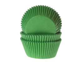 Baking case effen grasgroen 50x33mm
