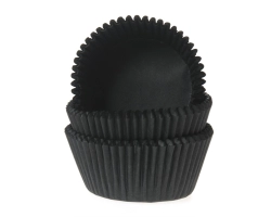 Caisses effen zwart 50x33 mm