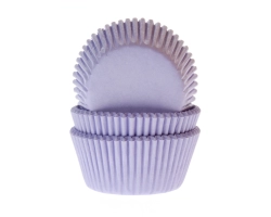 Baking case effen Lila 50x33 mm