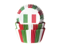 Baking cup vlag Italië 50x33 mm