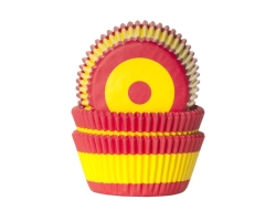 Baking cup vlag Spanje 50x33mm