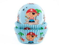 Baking cup Piraat 50x33 mm