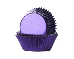 Baking cup Paars folie 51x38 mm