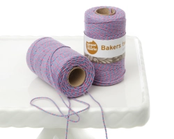 Bakers Twine Baby roze en -blauw - ca. 20 meter