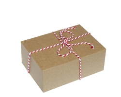 ECO LINE 6 cupcakedoos KRAFT papier: FSC, Gerycled, Composteerbaar