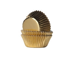 Bulk mini baking cup folie goud