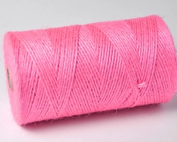 Jute twine fuchsia  roze 20 m