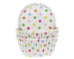 Baking cup Confetti 50x33 mm