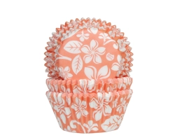 baking cup Aloha bloem abrikoos 50x33 mm