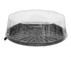 plateau met deksel voor taart van 20 cm