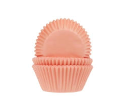 Baking case effen licht Abrikoos 50x33mm