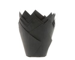 Muffin tulp cups Zwart