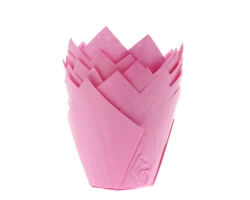 Muffin tulp cups roze
