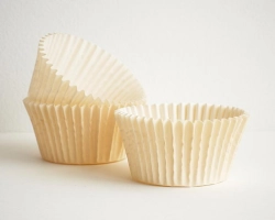 baking cups effen Ivoor 50x33mm