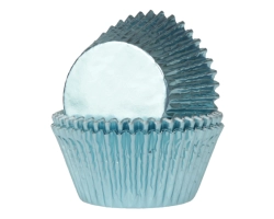 MINI baking cup folie babyblauw 33x20
