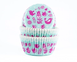 Baking cup Fancy Teaparty 50x33 mm