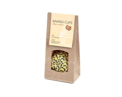 outlet Home Baked Baking cups Luipaard GEEL 50x33mm