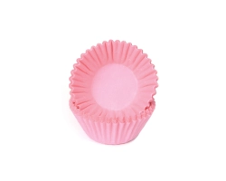 Bulk Baking cups Petit four pastel roze 25x19mm