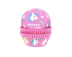 Baking cups Unicorn 50x33mm
