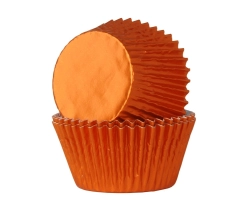 Baking cup Oranje folie 51x38 mm