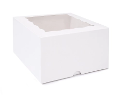 Taartdoos met venster 31x31x15cm HOOG