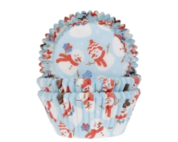 OUTLET Baking cups Sneeuwpoppen 50x33mm