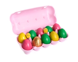 Eierdoos 10 gaten Roze biobased