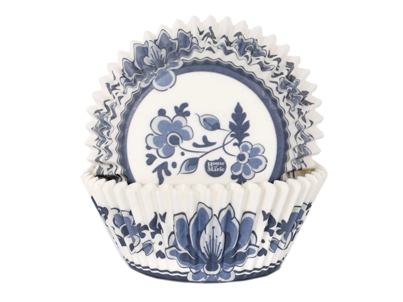 Delft Blue Baking Cups